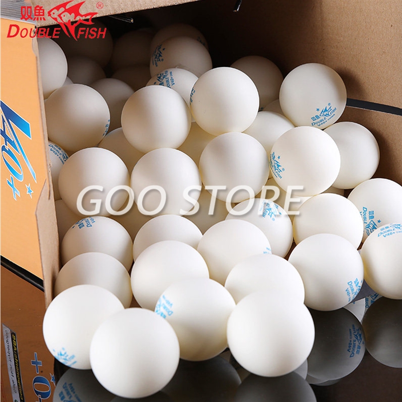 Table Tennis Game Pc - 100 piłek Double Fish V40+ 1-Star